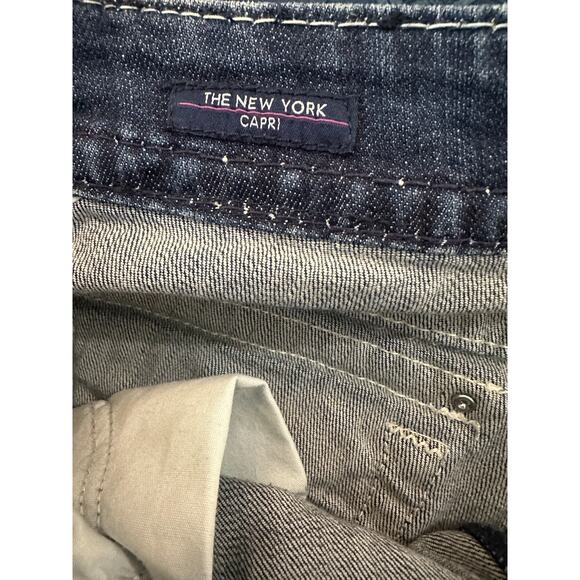 Vigoss The New York Capri Jeans Embellished Thick Stitch Women's Plus Size 20 - Picture 6 of 16